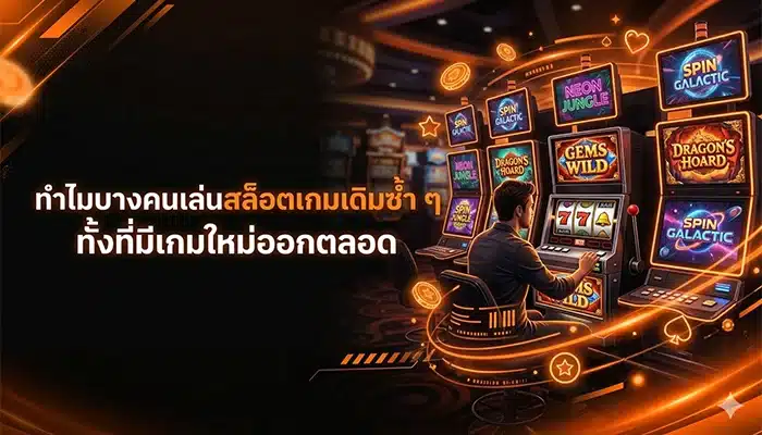 ทำไมบางคนเล่นสล็อตเกมเดิมซ้ำ ๆ ทั้งที่มีเกมใหม่ออกตลอด